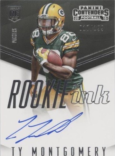 2015 Panini Contenders Ty Montgomery #INK-TY