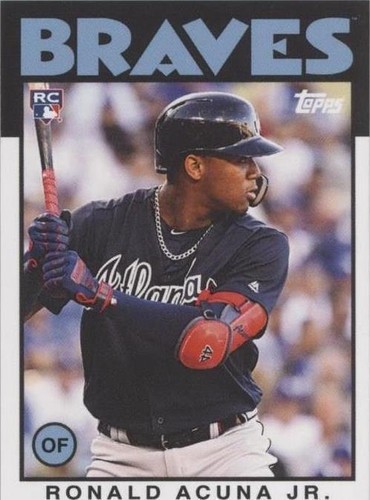 2018 Topps Throwback Thursday #TBT - Ronald Acuña Jr. #202