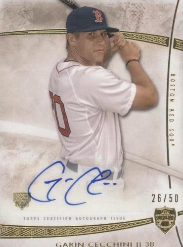 2014 Topps Supreme - Garin Cecchini #SA-GC