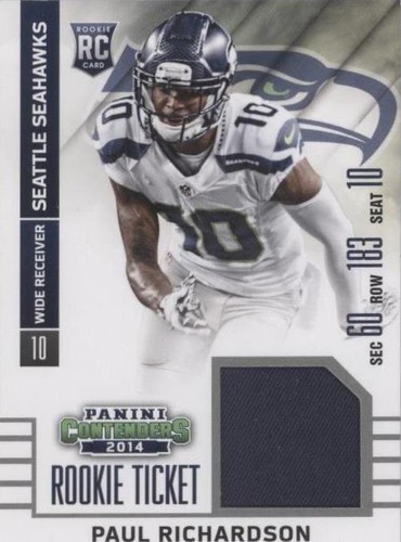2014 Panini Contenders Paul Richardson #RTS-28