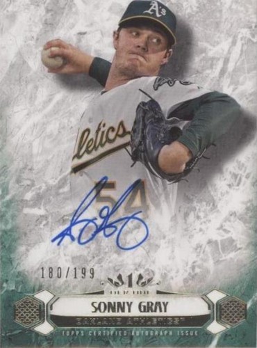 2016 Topps Tier One - Sonny Gray #BOA-SG
