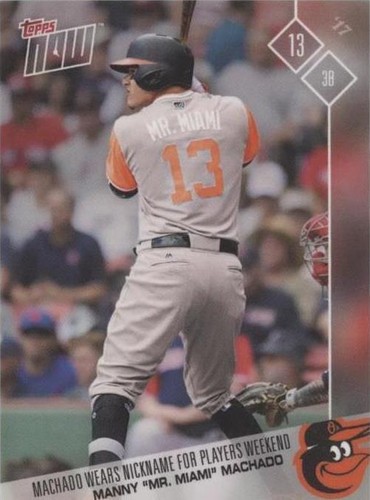 2017 Topps Now - Manny Machado #PW-11