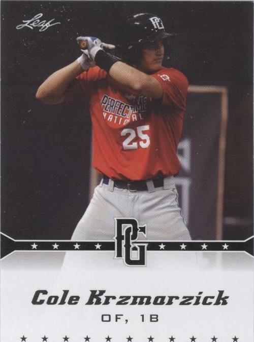 2013 Leaf Perfect Game Showcase - Cole Krzmarzick #181