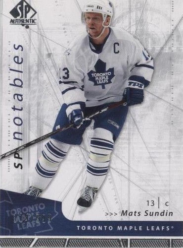 2006-07 SP Authentic - Mats Sundin #137