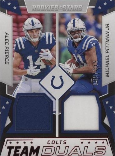 2022 Panini Rookies & Stars Alec Pierce Michael Pittman Jr. #TD-IC