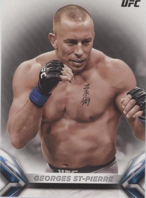 GEORGES ST-PIERRE 2024 UFC Topps chrome « Pathblazers » insert #PTH-3