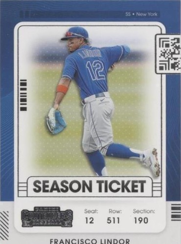 2021 Panini Contenders - Francisco Lindor #91