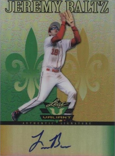 2012 Leaf Valiant - Jeremy Baltz #VA-JB5