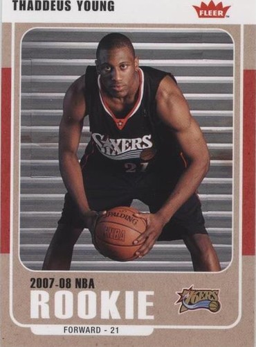 2007-08 Fleer - Thaddeus Young #234