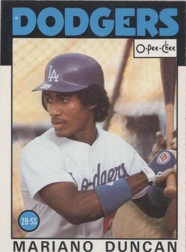 1986 O-Pee-Chee - Mariano Duncan #296