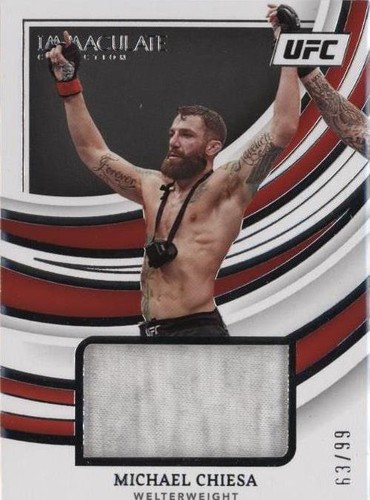 2022 Panini Immaculate Collection UFC - Michael Chiesa #FN-MCH