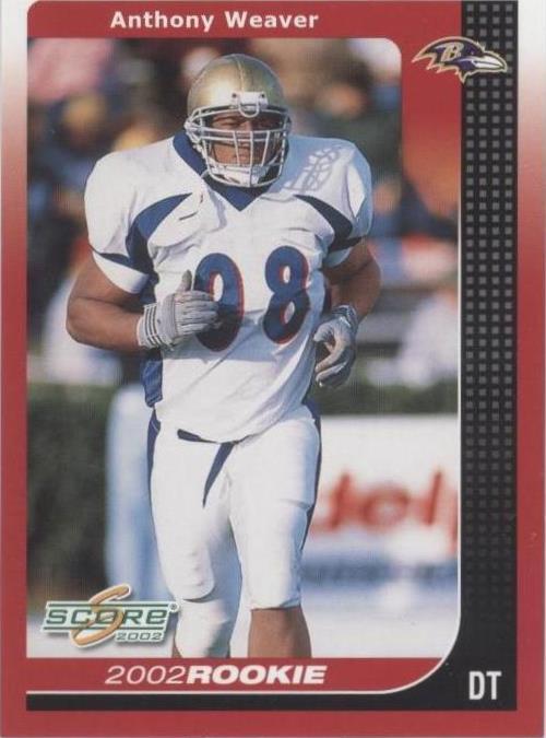 2002 Score Anthony Weaver #308