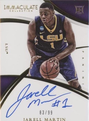 2015 Panini Immaculate Collection Collegiate - Jarell Martin #364