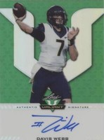 2017 Leaf Valiant Davis Webb #BA-DW1