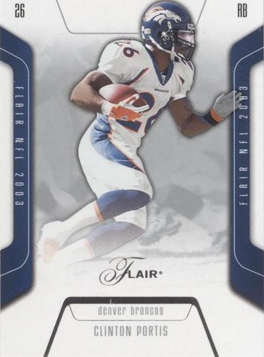 2003 Flair Clinton Portis #27