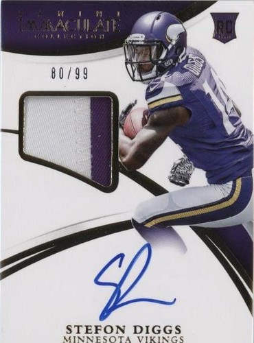 2015 Panini Immaculate Collection Stefon Diggs #128