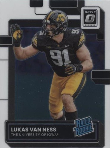 2023 Panini Chronicles Draft Picks Lukas Van Ness #9