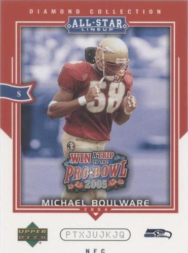2004 Upper Deck Diamond Collection All-Star Lineup Michael Boulware #AS51
