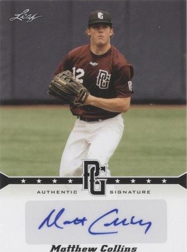 2013 Leaf Perfect Game Showcase - Matthew Collins #A-MC3