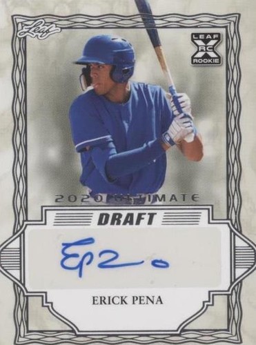 2020 Leaf Ultimate Draft - Erick Pena #BA-EP1
