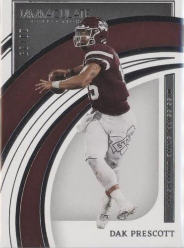 2022 Panini Immaculate Collection Collegiate Dak Prescott #25