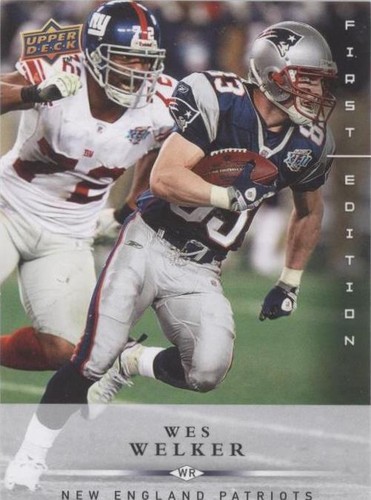 2008 Upper Deck First Edition Wes Welker #85