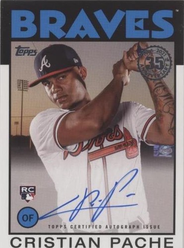 2021 Topps - Cristian Pache #86A-CPA