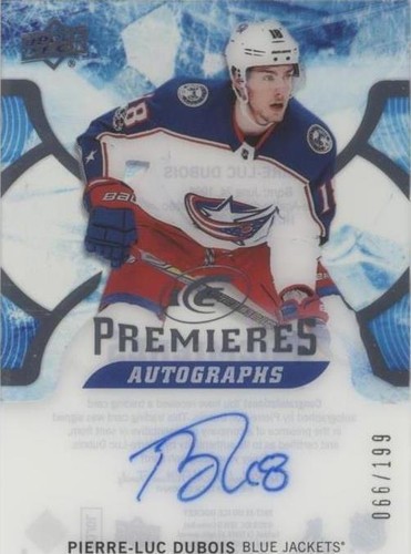 2017-18 Upper Deck Ice - Pierre-Luc Dubois #IPA-PL