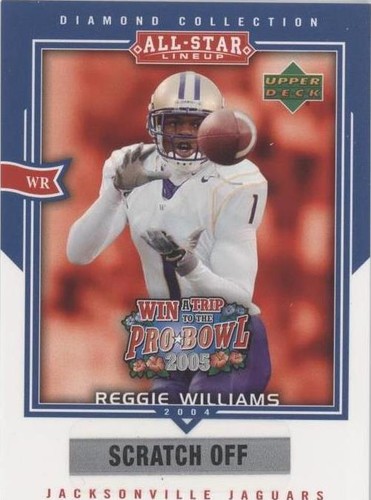 2004 Upper Deck Diamond Collection All-Star Lineup Reggie Williams #AS8