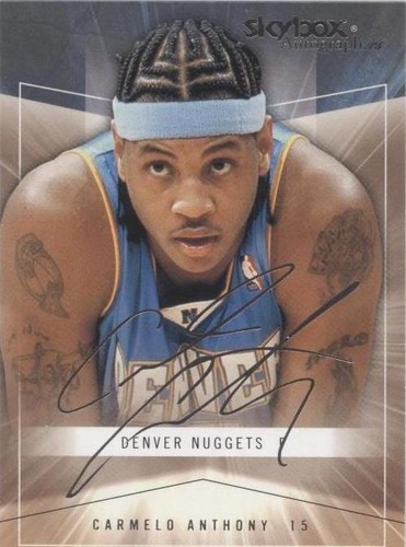 2004-05 Skybox Autographics - Carmelo Anthony #9
