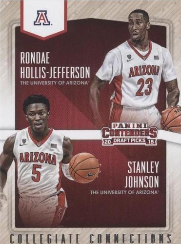 2015-16 Panini Contenders Draft Picks - Rondae Hollis-Jefferson/Stanley Johnson #1