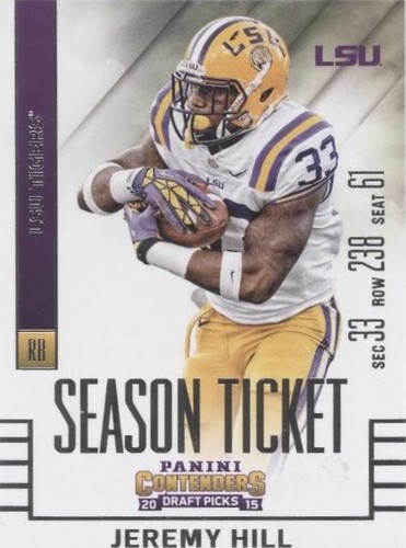 2015 Panini Contenders Draft Picks Jeremy Hill #46