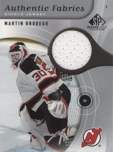2005-06 SP Game Used Edition - Martin Brodeur #AF-BR