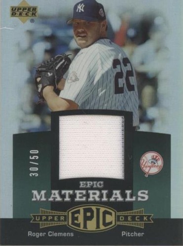 2006 Upper Deck Epic - Roger Clemens #EM-RC1
