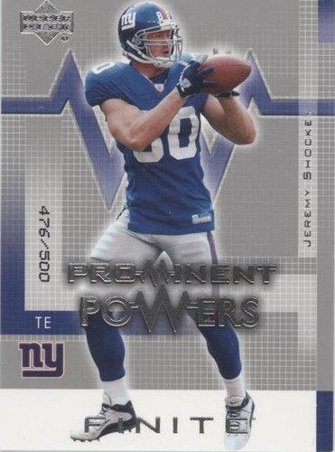 2003 Upper Deck Finite Jeremy Shockey #178