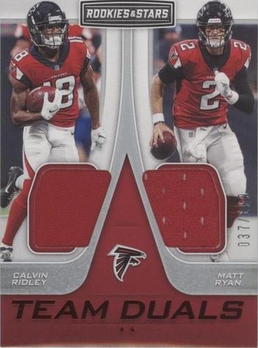 2019 Panini Rookies & Stars Calvin Ridley Matt Ryan #TD-CM