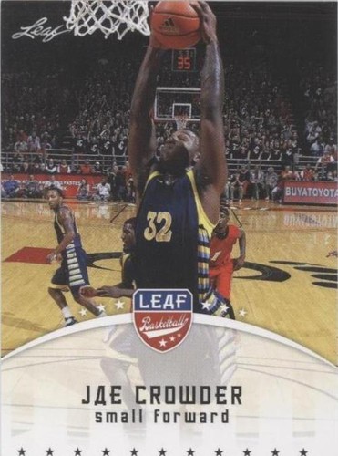 2012 Leaf - Jae Crowder #JC1