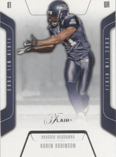 2003 Flair Koren Robinson #81