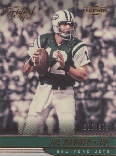 2017 Panini Certified Cuts Joe Namath #150