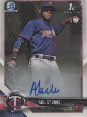 2018 Bowman Chrome - Akil Baddoo #BCPA-AB