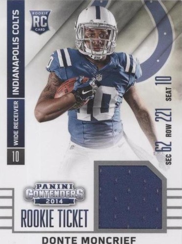 2014 Panini Contenders Donte Moncrief #RTS-16