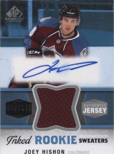 2014-15 SP Game Used - Joey Hishon #IRS-JH