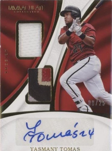 2017 Panini Immaculate Collection - Yasmany Tomas #DMA-YT