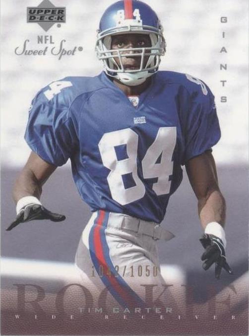 2002 Upper Deck Sweet Spot Tim Carter #91