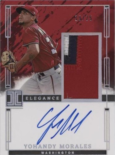 2024 Panini Impeccable - Yohandy Morales #EPJ-YM