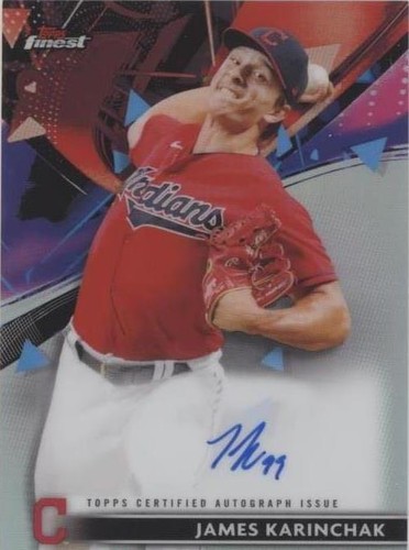 2021 Topps Finest - James Karinchak #FA-JK