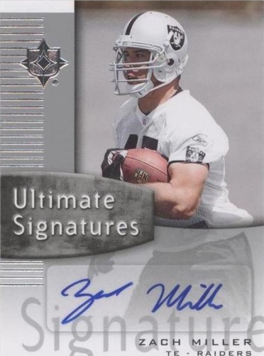 2007 Ultimate Collection Zach Miller #US-ZM