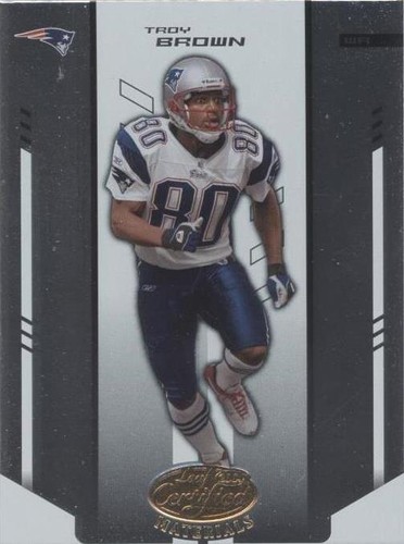 2004 Leaf Certified Materials Troy Brown #72
