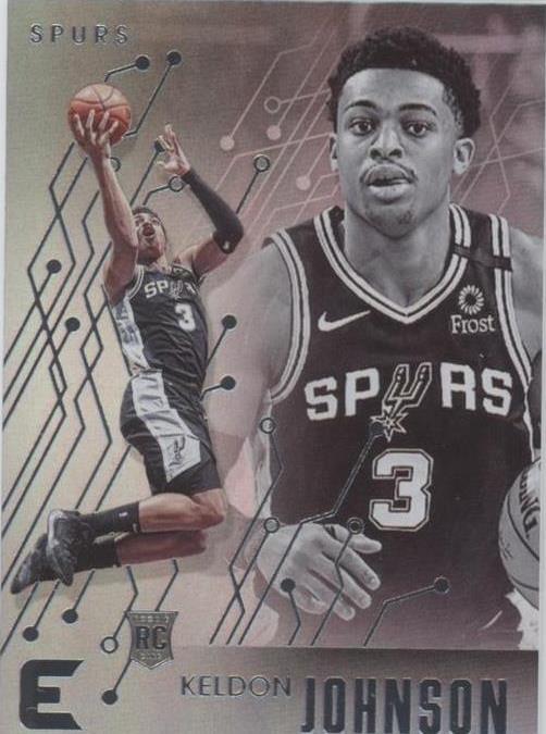 2019-20 Panini Noir - Keldon Johnson #303 for sale | eBay