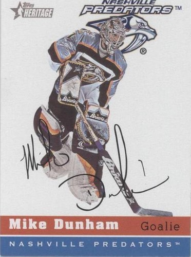 2000-01 Topps Heritage - Mike Dunham #189